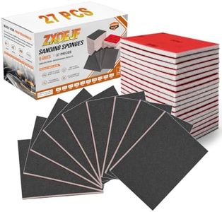 27 PCS 3x4 Inch Sanding Sponge, 800 Grit Sandpaper Pads Sanding Blocks Set