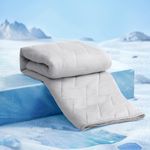 Elegear Revolutionary Cooling Blanket King Absorbs Body Heat to Keep Cool, Japanese Q-Max>0.5 Arc-Chill Cooling Comforter for Hot Sleeper Precision V-tack Quilting Lightweight Summer Blanket