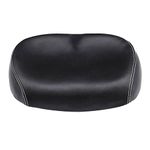 F FABOBJECTS® Big Ass Bike Cycling Noseless Saddle Wide Large Soft PU Pad Seat (Black)