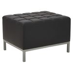 Alera ALEQB8216 QUB Series Ottoman, 26 3/8 x 21 1/2 x 17 1/2, Black