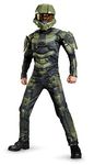 Disguise DISK89975G Classic Master Chief Kids Costume, Unisex, Large