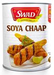 Swad Canned Soya Chaap In Brine | High In Protein | Delicious And Nutritious | Gluten-Free, Vegan & Ready-To-Eat | Perfect For Curries, Grilling, And Bbq | 850 Gram (Pack Of 1)