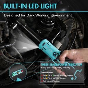 DURATECH 12V Cordless Ratchet Wrench 3/8" – 60Nm Torque, LED, Tool Bag