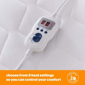 Silentnight King Size Electric Blanket – Soft Heated Bed Cover