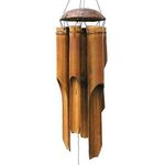 Wind Chimes - Bamboo and Coconut - Fair Trade Wind Chime Outdoor by Ethical Roots Gifts – 60cm long and Ethically Sourced (Large)