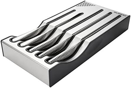 Global Knives 5 Piece Kitchen Knife Set with Storage Dock, CROMOVA 18 Stainless Steel, G-88/77821617