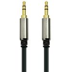 Mediabridge 3.5mm Male to 3.5mm Male Stereo Audio Cable - (8 Feet) - Step Down Design Accommodates iPhone, iTouch, Smartphones and MP3 Cases