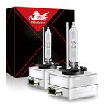 WinPower D3S 35W Xenon Bulb HID Replace Kit 12V Car Headlight Discharge Lamp 6000K White X-treme Light, 1 Pair