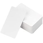 100 Pcs Blank Business Cards White 