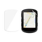 kwmobile 2X Bike GPS Screen Protector for Garmin Edge 840 / Edge 540 Screen Protector - Anti-Shock Protection for Bicycle GPS Navigation Screen - Crystal Clear PMMA