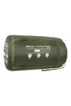 Mountain Warehouse Sutherland Sleeping Bag - 3/4 Season, Warm & Cosy, Fleece Lined Sleep Essential - For Spring Summer, Fishing, Camping, Hiking Khaki