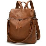 SYKT Backpack Purse for Women Fashion School PU Leather Purse and Hangbags Shoulder Bags