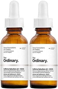 (2 Pack) - 2 Pack of The Ordinary Caffeine Solution 5% + EGCG (30ml): Reduces Appearance of Eye Contour Pigmentation and Puffiness