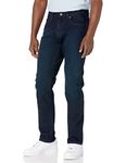 Amazon Essentials Men's Athletic-Fit Stretch Jean, Blue Over Dye, 33W / 30L