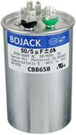 BOJACK 50+5uF 50/5MFD ±6% 370V/440V CBB65 Dual run circular start capacitor for AC motor run or fan start or condenser straight