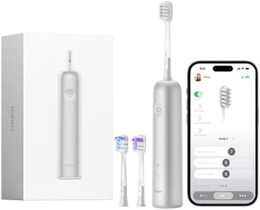 Laifen Wave Electric Toothbrush, Oscillation & Vibration Sonic Electric Toothbrush for Adults with 3 Brush Heads, IPX7 Waterproof Magnetic Rechargeable Travel Powered Toothbrush (Aluminum Alloy)
