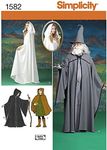 Simplicity Sewing Pattern H0188 / 1582 - Misses, Men and Teen Hooded Cape Costumes, A (XS-S-M-L-XL)