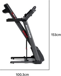 Schwinn Fitness Folding Treadmill – Compact, 16km/h, 10% Incline, 16 Programs
