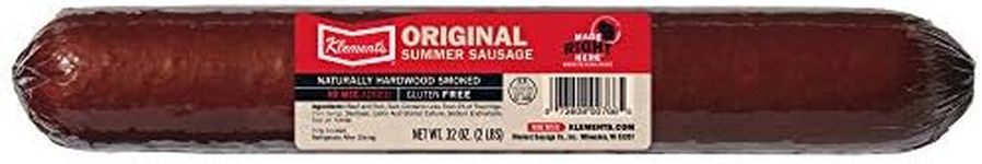 Klement's Original Summer Sausage, Hardwood Smoked 2 Pounds