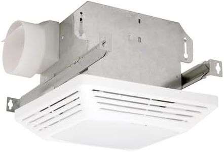 Air King ASLC50 Advantage Exhaust Bath Fan with Light, White Finish