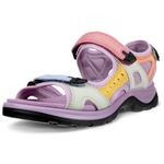 ecco womens Yucatan Coast Sandal, Lavender Mist Nubuck, 7-7.5