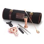 Barfly M37100CP Cocktail Set, 7-Piece Essentials, Copper