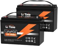 LiTime 12V 100Ah LiFePO4 Battery BC