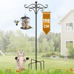 Bird Feeder Pole Stand, 198CM (Appr