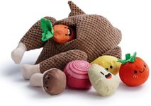 Nocciola 7PCS Turkey Squeaky Dog To