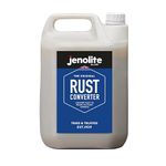 JENOLITE Rust Converter Liquid | 5 Litre | RUST INHIBITOR & RUST TREATMENT | Rust Remedy Rust Remover For Metal | Rust Converter for Cars | Converts Rust Into Stable, Primed & Ready-to-Paint Surface