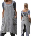 ZQFFB Pinafore Cross Back Apron for