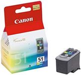 Canon CL-51 high yield CL51 51 ink cartridge PIXMA iP2200 iP6120D iP6220D MP150 MP160 MP170 MP180 MP450 MP460