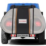 [2024 Upgrade Heavy Duty Tear Resistant] Bike Cover for Transport on Rack, Bike Covers for 1,2 Bikes on Rear Bike Rack,Electric Bike Cover,with Two Elastic Straps,[Visible Tail Lights]