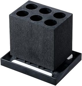 Anesty HO1956 Umbrella Stand, Black, 6 Stands, Karari Umbrella Stand, Straight