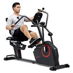 Sunny Health & Fitness Recumbent Cross Trainer Exercise Bike with Exclusive SunnyFit® App and Smart Bluetooth Connectivity – SF-RBE4886SMART