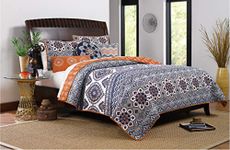 Greenland Home Bedding Set, Saffron, 5-Piece Full/Queen