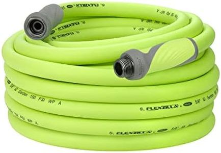 Flexzilla Garden Hose with SwivelGrip, 5/8 in. x 75 ft., Heavy Duty, Lightweight, Drinking Water Safe, ZillaGreen - HFZG575YWS-E