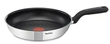 Tefal Comfort Max, Induction Frying Pan, Stainless Steel, Non Stick, 30 cm