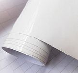 Fusion White Glossy Vinyl Car Wrap Sheet Roll Film Sticker/Decal … (1 x 15 Feet)