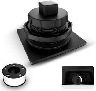 Stock Tank Drain Plug Fit for rubbermaid Commercial 50 70 100 150 300 Gallon Stock Tanks, Float Valve Drain Replacement,Cooler Drain Plug Kit