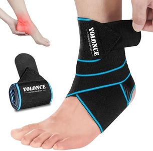 CharmChic Chevillere Entorse, Attelle Cheville Élastique, Chevillere de Maintien Sport, Chevillère Réglable, Convient à la Cheville Droite et Gauche pour Hommes et Femmes
