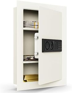 Giantex Electronic Wall Hidden Safe Security Box,.83 CF Built-In Wall Electronic Flat Security Safety Cabinet