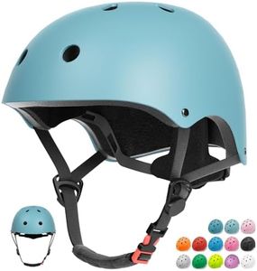Glaf Toddler Helmet for 2-4 Years Kids Bike Helmets Baby Girls Boys Multi-Sport Adjustable Skateboard Bicycle Helmet Lightweight 3 Sizes for Toddler to Youth (Dark Blue, XS: 18.9“-19.7“)