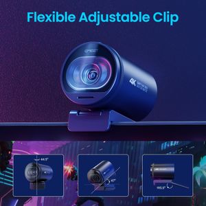 EMEET S600 4K Webcam – Ultra HD USB Camera for Video Calls & Streaming