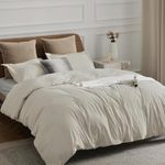 Bedsure Linen Duvet Cover Oversized