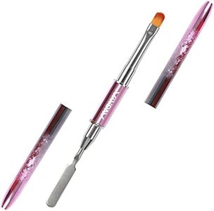 Pincel de Uñas de Gel, Pincel de gel de Doble Punta, Pincel de Arte de Uñas 2 en 1 de Gel UV LED Nail Art para Extensión de Uñas…