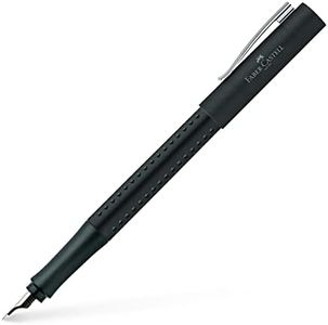 Faber-Castell Ergonomic Grip 2011 Fountain Pen, Black – Medium, (40-140901)