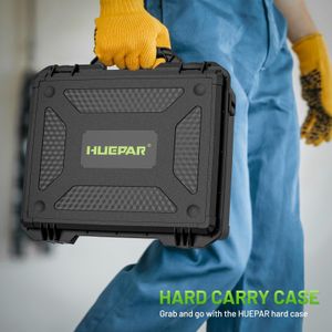 Huepar 4D Laser Level – Green Beam, 360° Self-Leveling Tool