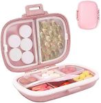 Travel Pill Organizer, Portable Pil