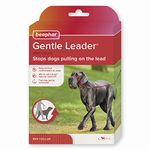 Beaphar | Gentle Leader | Head Collar for Large Dogs | Stops Pulling On The Lead | Training Aid with Immediate Effect | Endorsed by Behaviourists | Red x 1